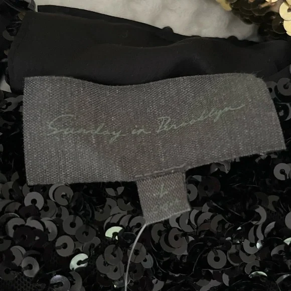 NWT Sunday in Brooklyn Balloon-Sleeve Mini Dress - Picture 7 of 11